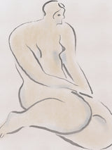 Pastel nude 04 Poster och Canvastavla