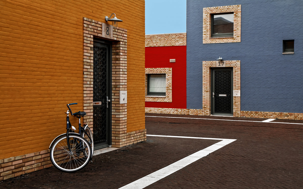 colored facades Poster och Canvastavla