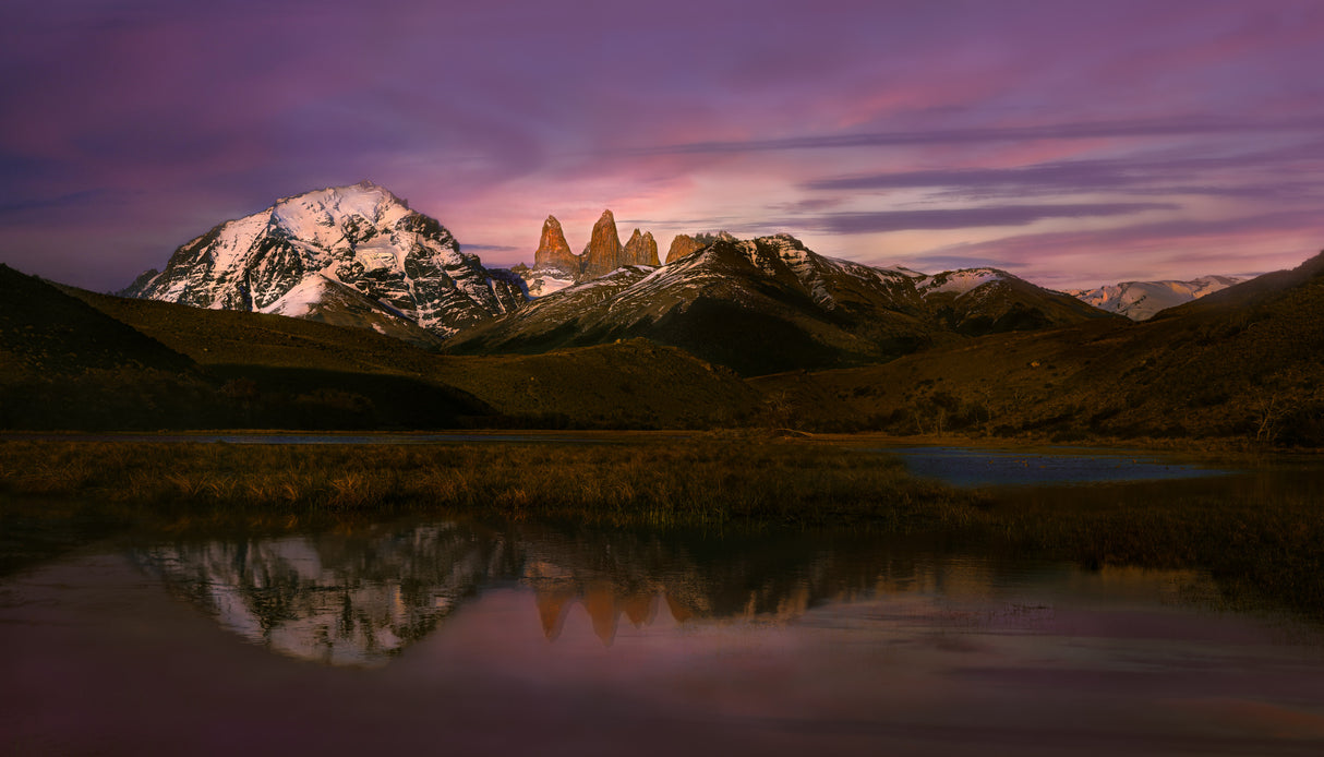 Beauty of Torres Del Paine Poster och Canvastavla