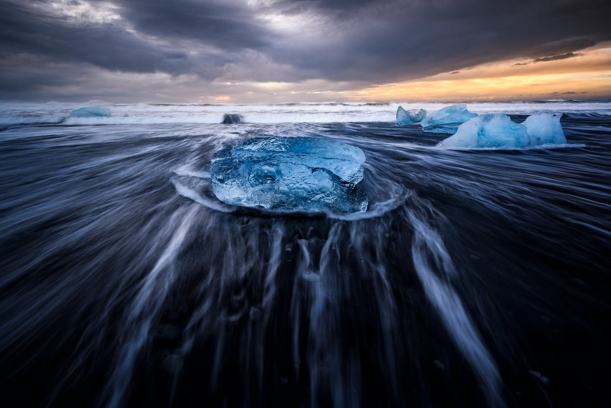Blue ices II Poster och Canvastavla