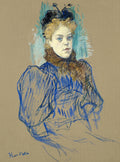 May Milton Portrait (1895) Poster och Canvastavla