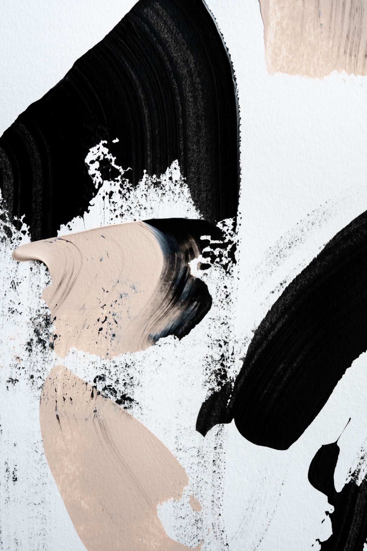 Black and Nude No 2 Poster och Canvastavla