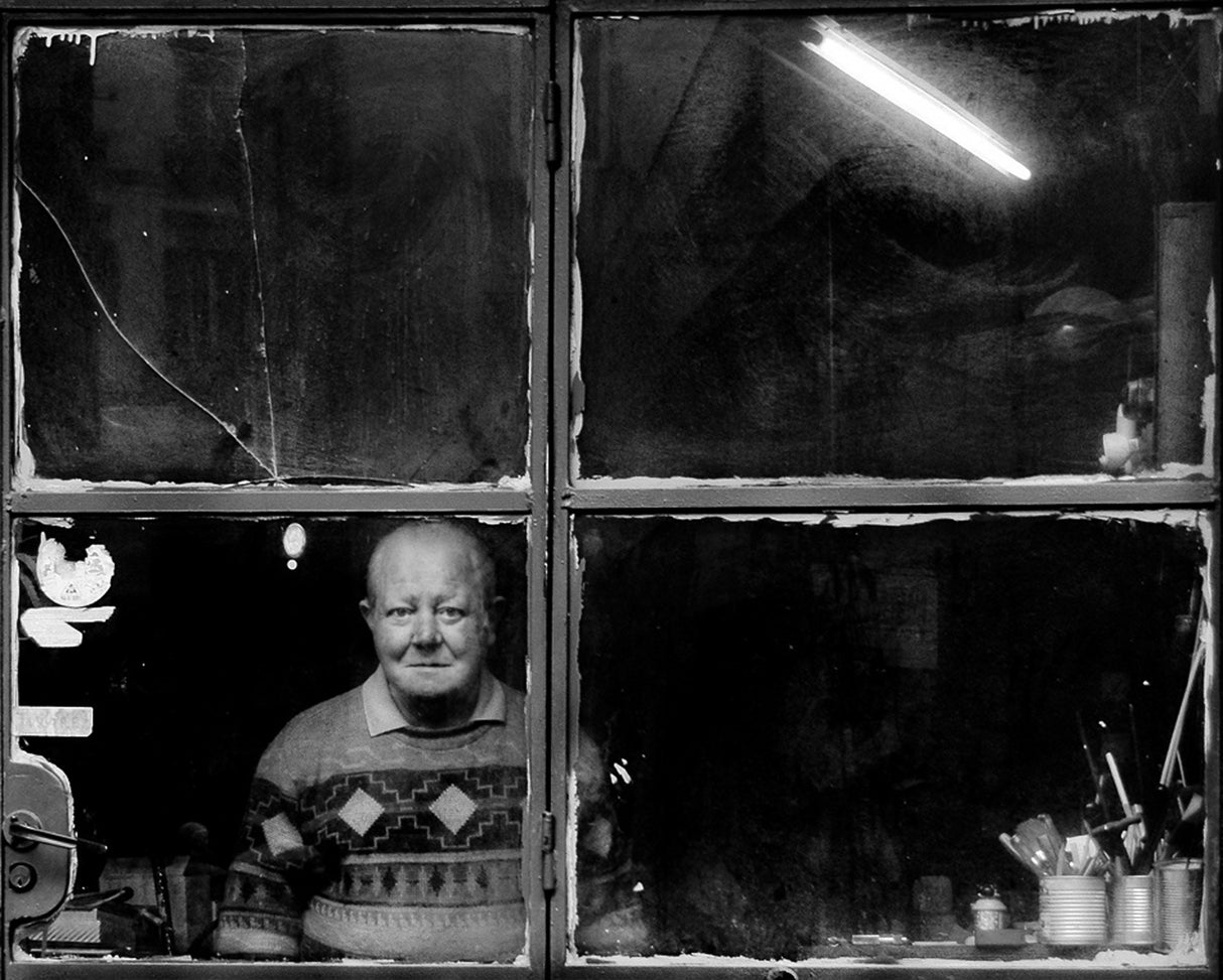 In his old laboratory Poster och Canvastavla