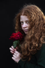 Freckled Girl Poster och Canvastavla
