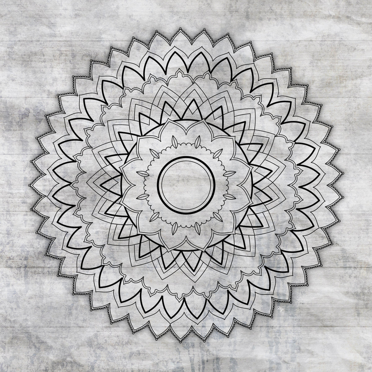 Mandala Poster och Canvastavla