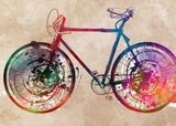 Cycling sport art 46 Poster och Canvastavla