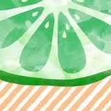 Lime Abstract Poster och Canvastavla