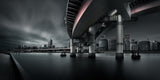 The City of Juncture：“The Thin Red Line” Poster och Canvastavla