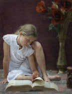 Bookworm Poster och Canvastavla