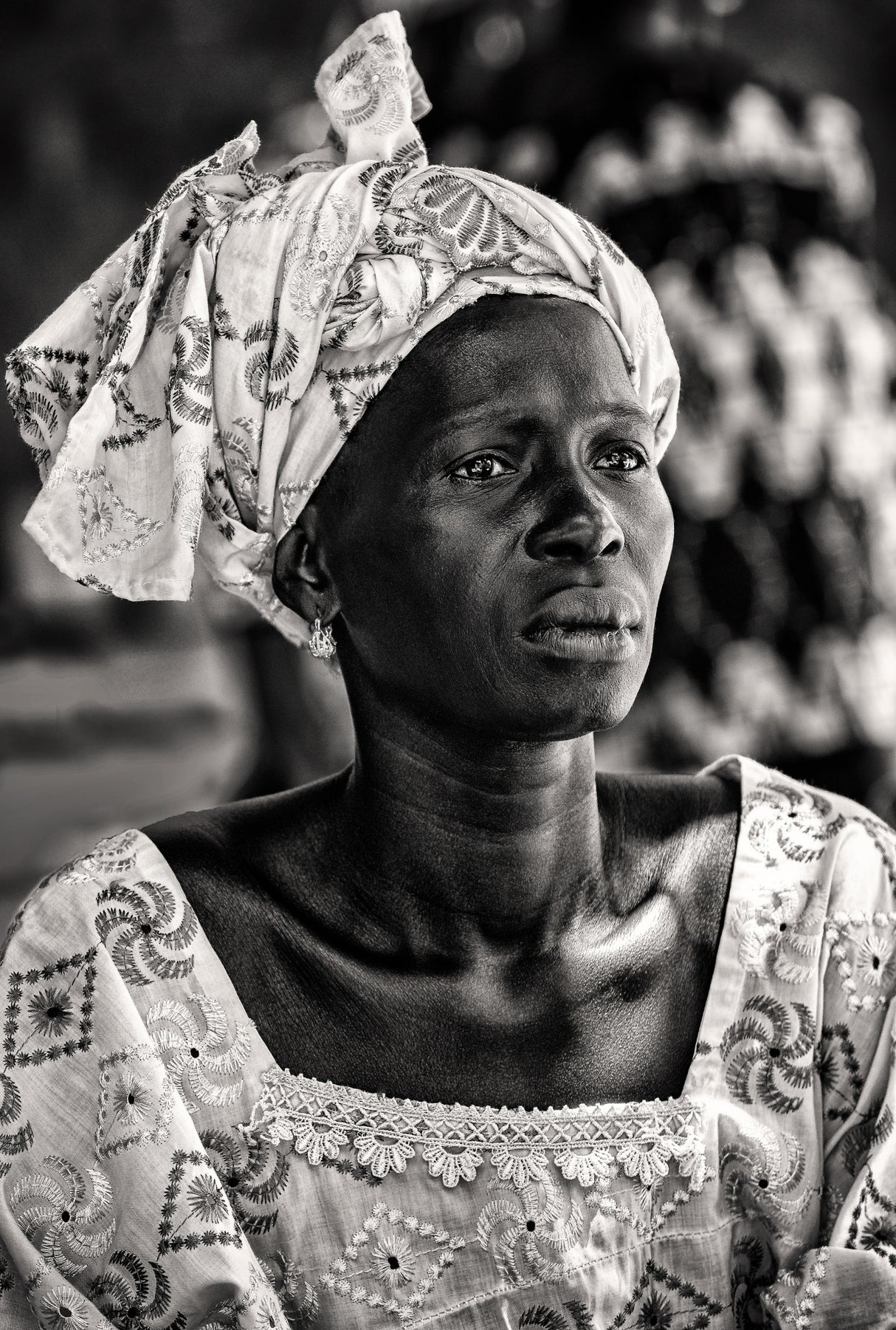 Gambian Woman Poster och Canvastavla