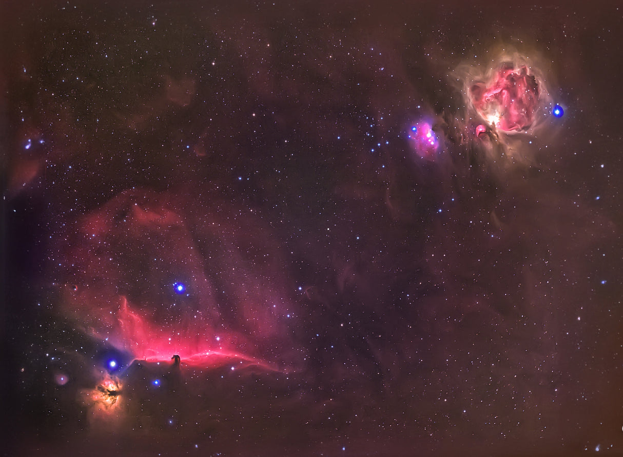 Orion Belt nebulas Poster och Canvastavla