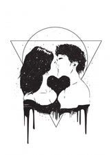Cosmic Love Poster och Canvastavla
