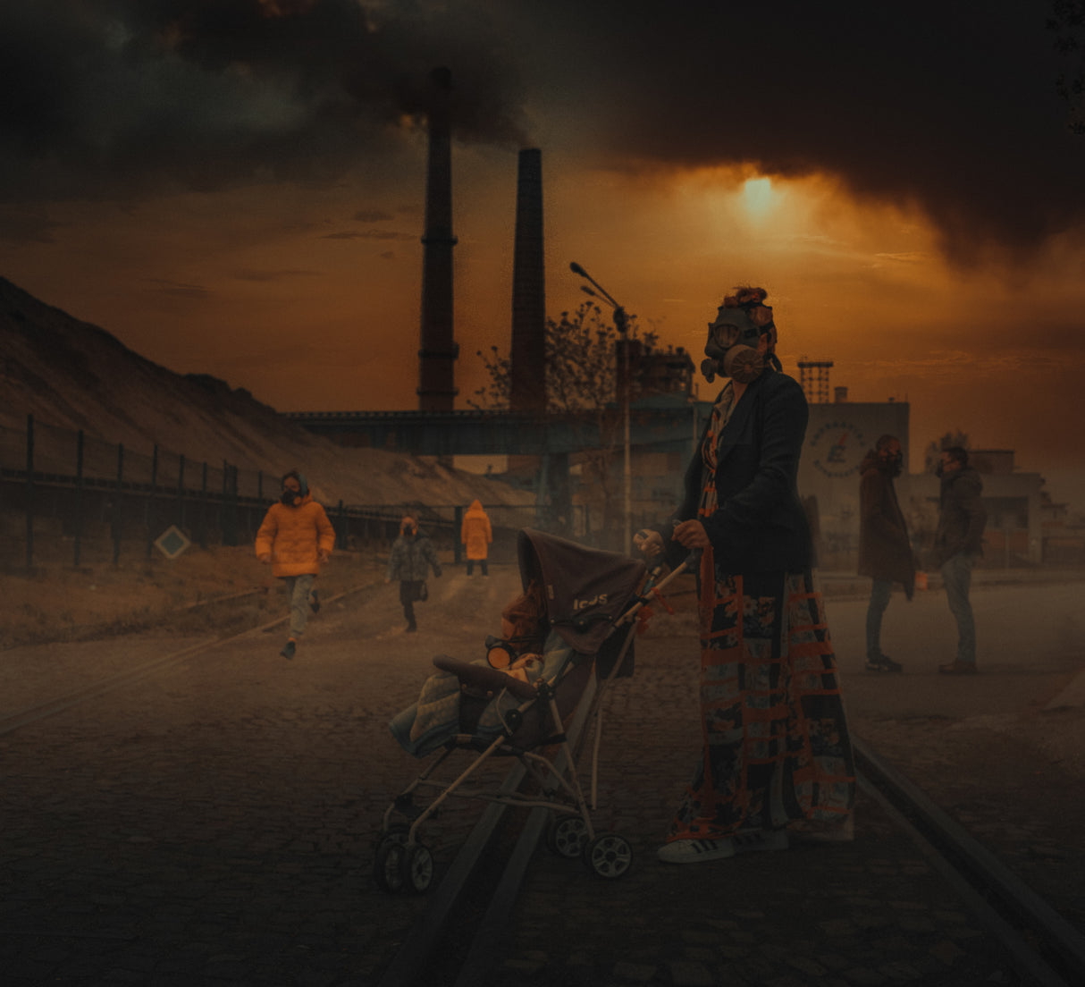 Wake up and smell the smog Poster och Canvastavla