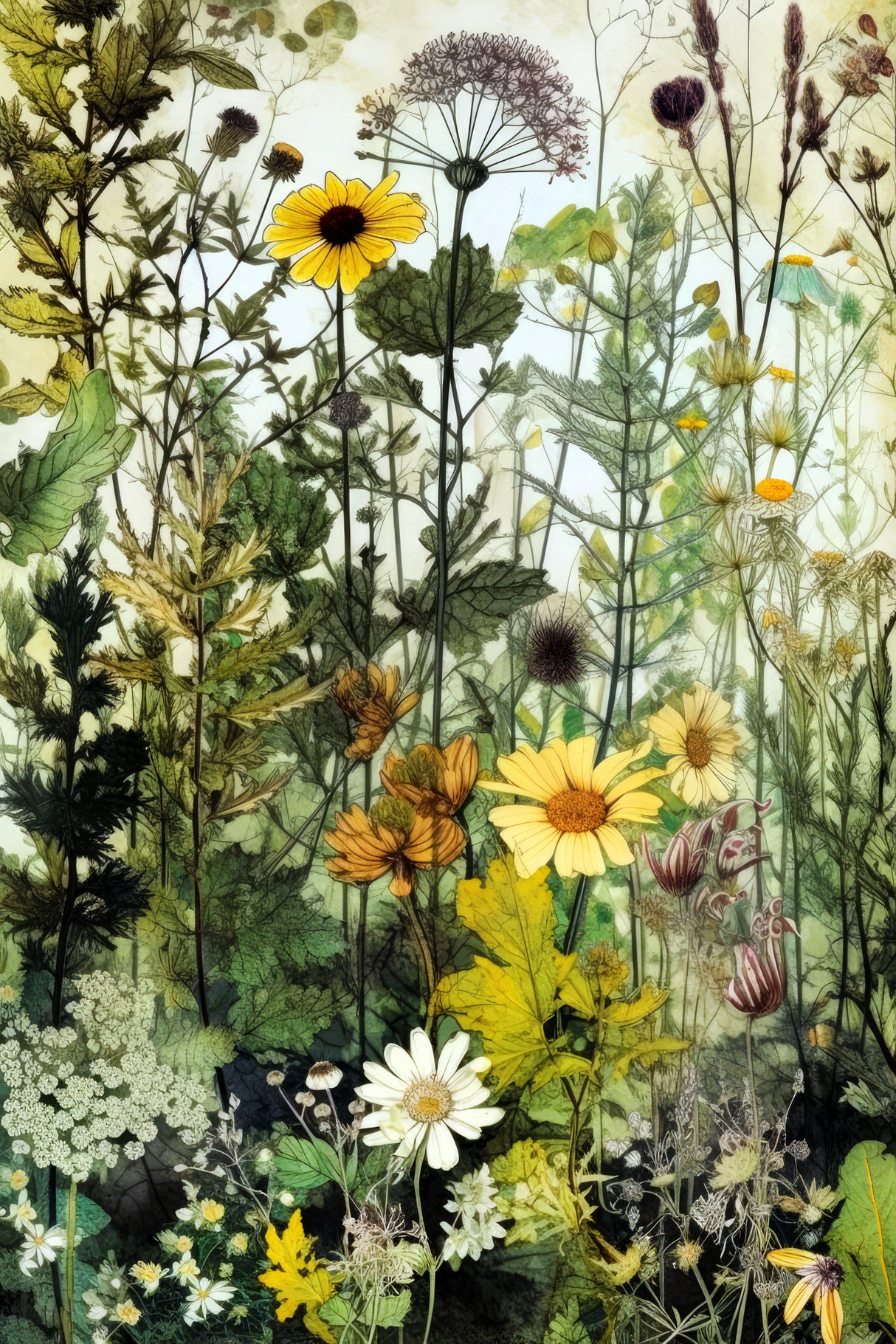 Meadow flowers 10 Poster och Canvastavla