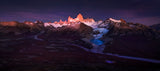 Patagonia Moonlight Poster och Canvastavla