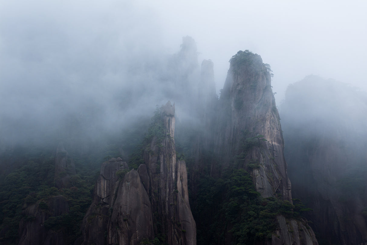 Strange and beautiful Mount Sanqing Poster och Canvastavla