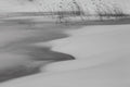 winter lake surface Poster och Canvastavla