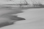 winter lake surface Poster och Canvastavla