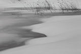 winter lake surface Poster och Canvastavla