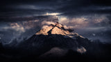 Tibet snow mountain《克麦隆山》 Poster och Canvastavla
