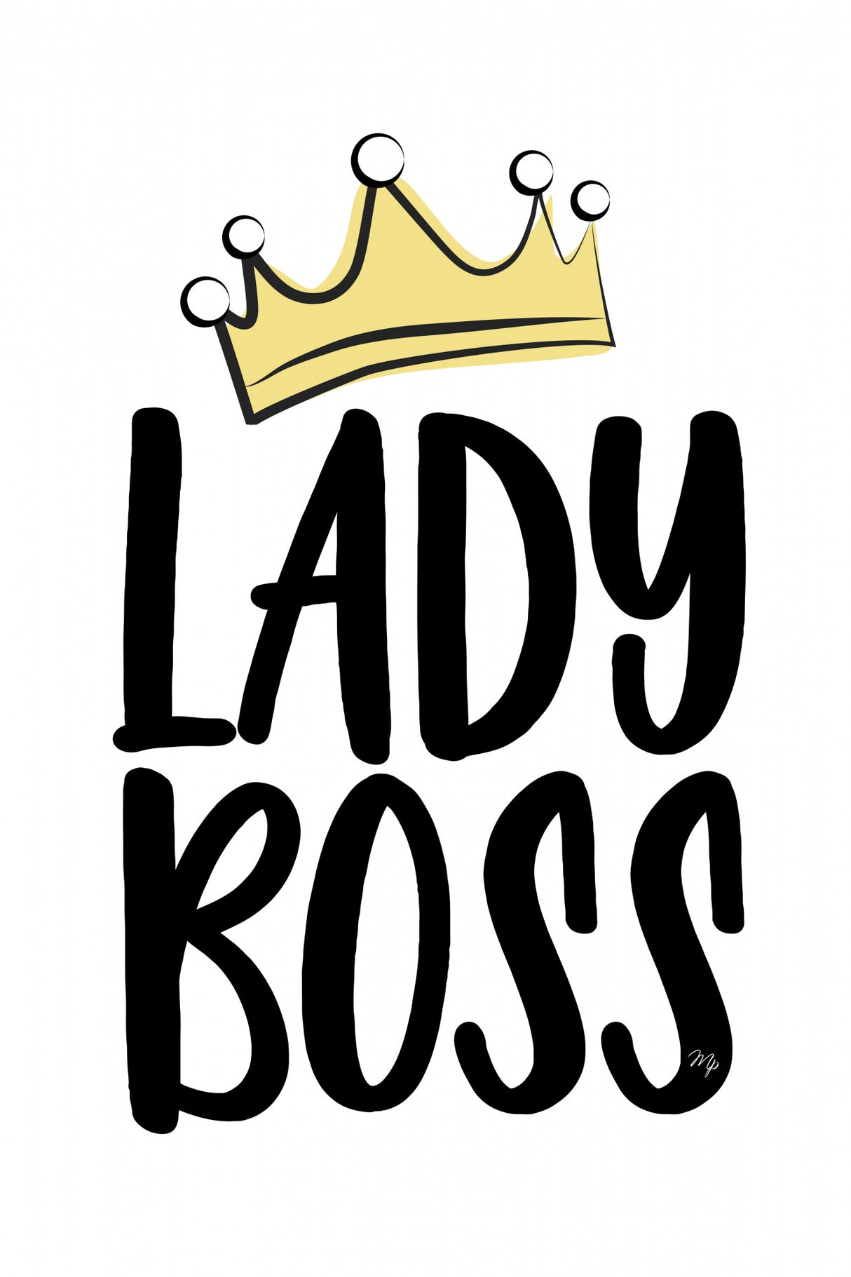 Lady Boss Poster och Canvastavla