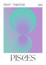 Pisces Poster och Canvastavla