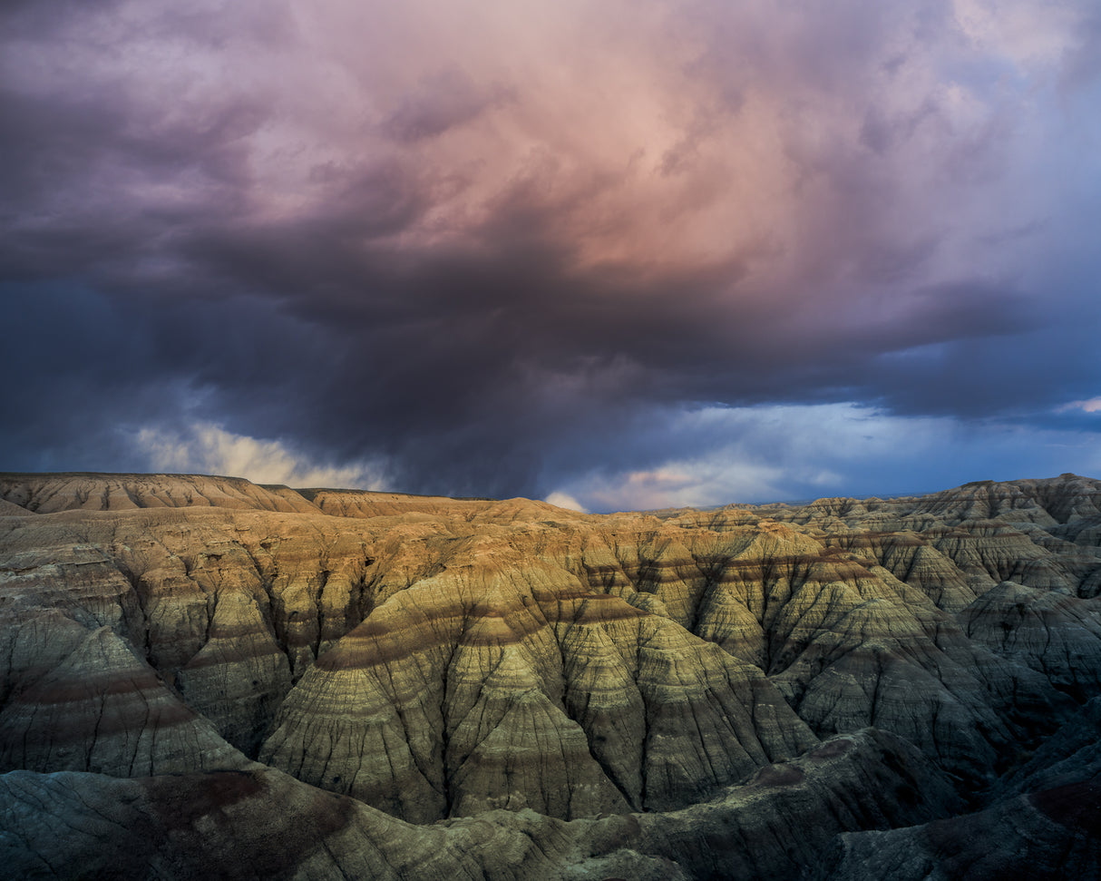 Storm over the Badlands Poster och Canvastavla