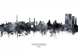 Hyderabad Skyline India Poster och Canvastavla