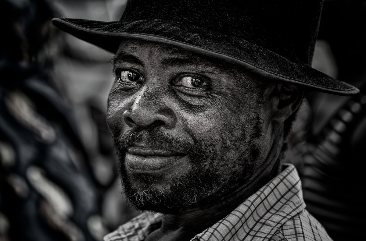 Member of a voodoo team in Benin Poster och Canvastavla