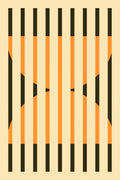 Faded Geometric #4 Poster och Canvastavla
