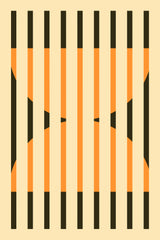 Faded Geometric #4 Poster och Canvastavla