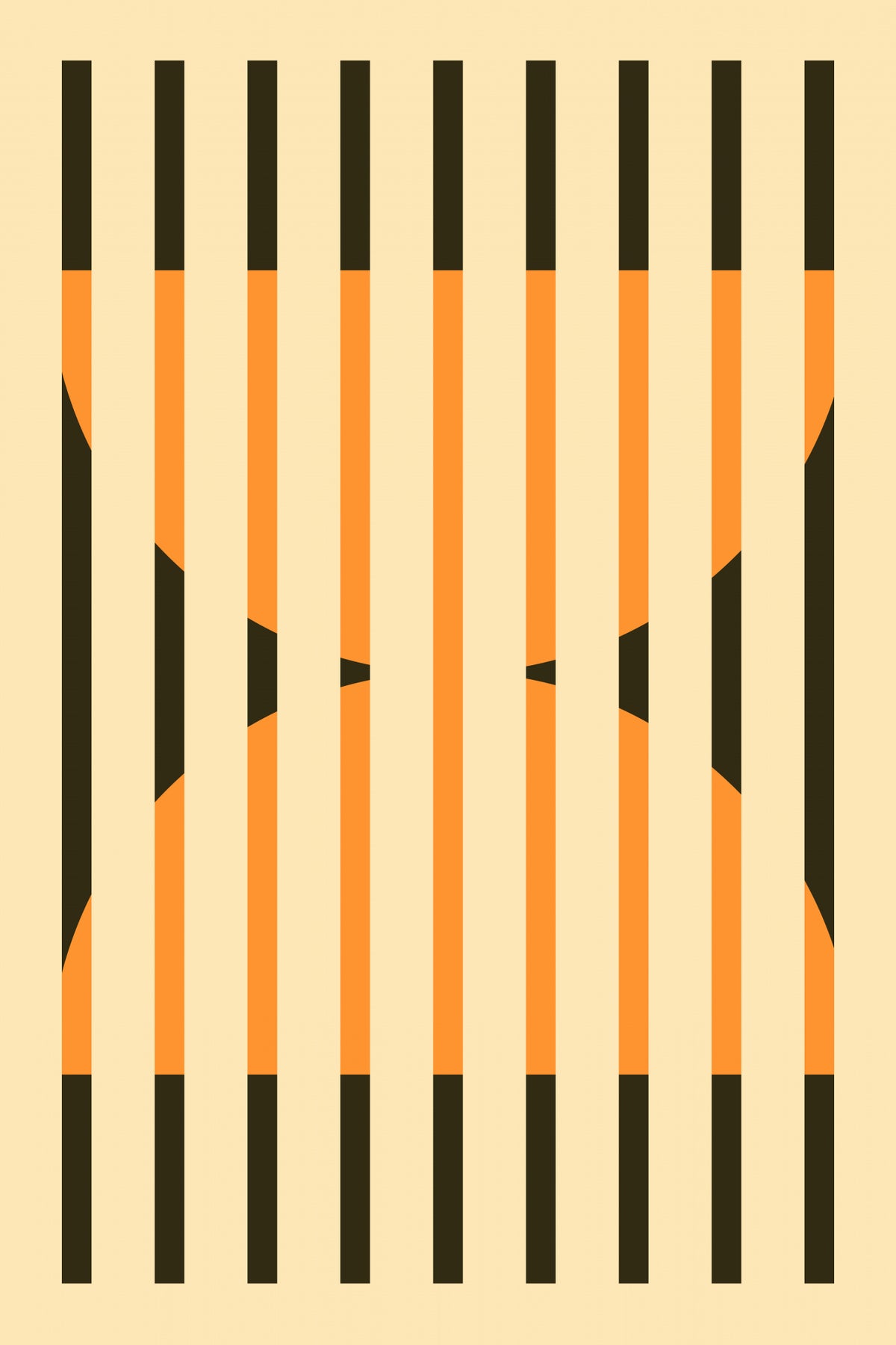 Faded Geometric #4 Poster och Canvastavla