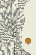 Boho Sunny Mountains Poster och Canvastavla