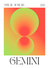 Gemini Poster och Canvastavla