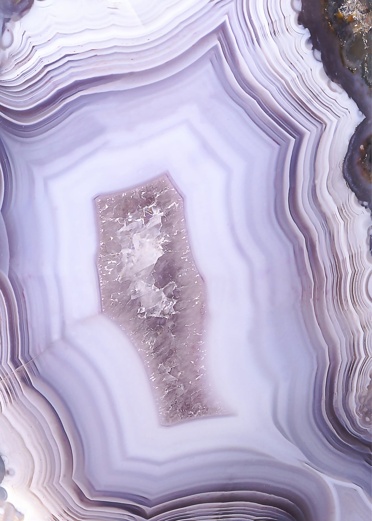 Purple Agate Poster och Canvastavla