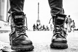 Biker Boots in Paris Poster och Canvastavla