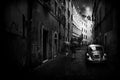 Car on the alley Poster och Canvastavla