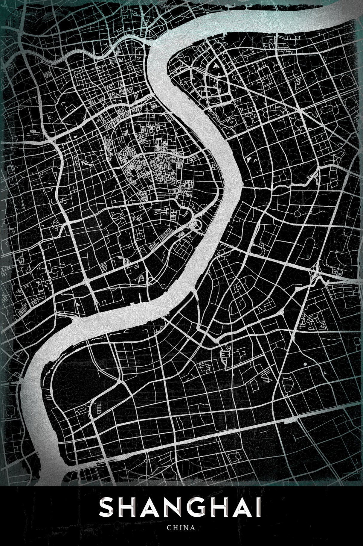 SHANGHAI Poster och Canvastavla