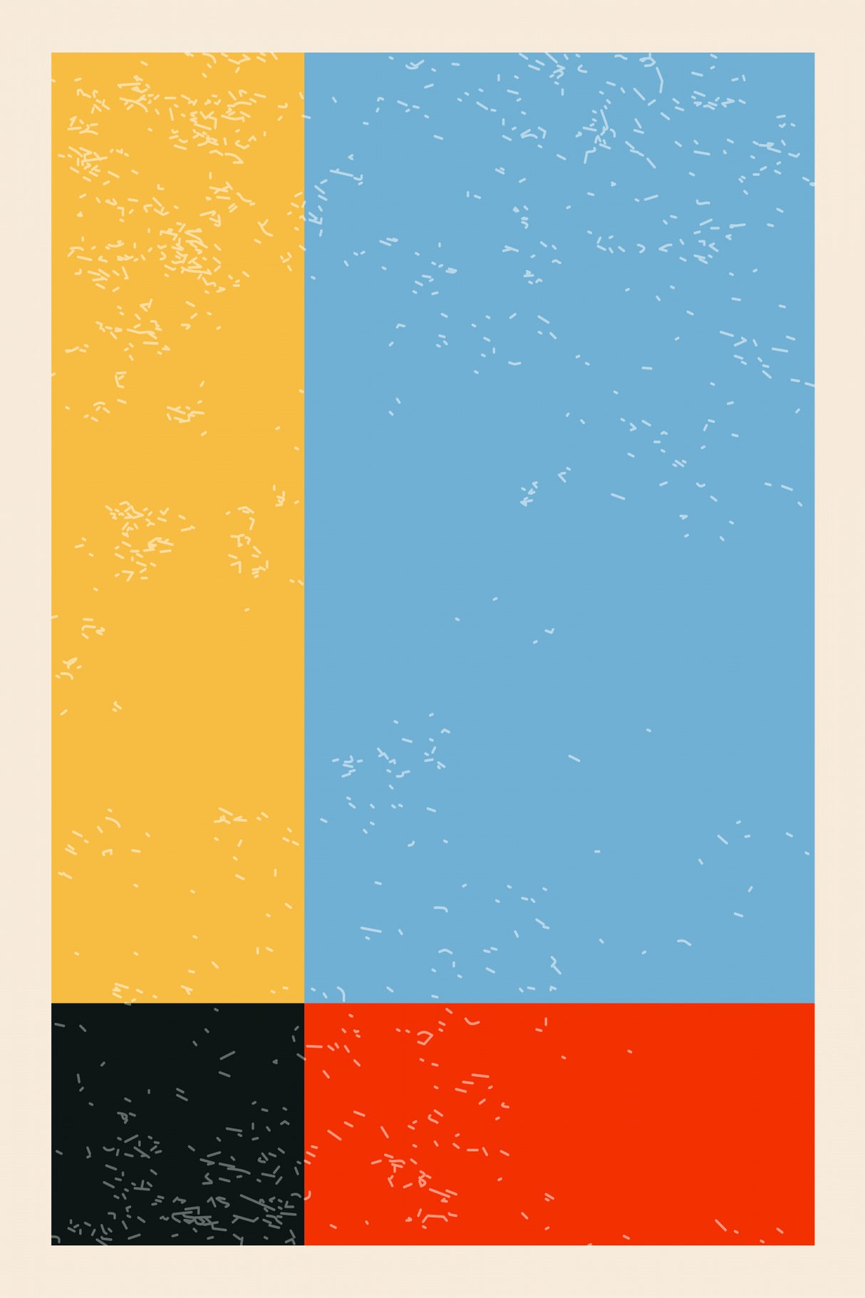 Minimal Abstract Shapes Series #13 Poster och Canvastavla