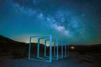 Milky Way Over Frames Poster och Canvastavla