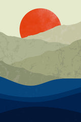 Mountains #1 Poster och Canvastavla