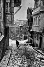 Snow in Istanbul Poster och Canvastavla