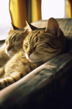 Resting Van Cats Poster och Canvastavla