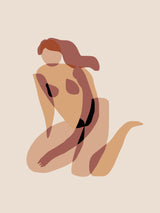 Nude In Rest Poster och Canvastavla