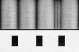 Shapes in contrast Poster och Canvastavla