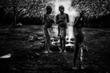 Ritual of fire-II (Jaramaja, Espiritu Santo island, Vanuatu) Poster och Canvastavla