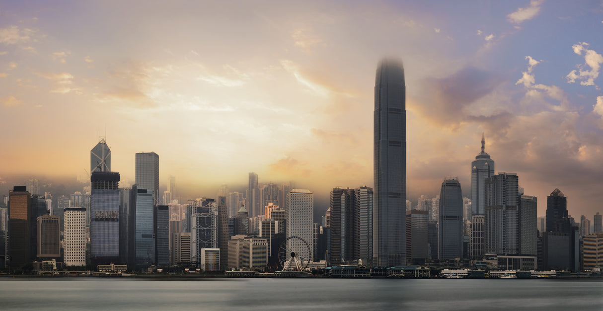 Morning Hong Kong Poster och Canvastavla
