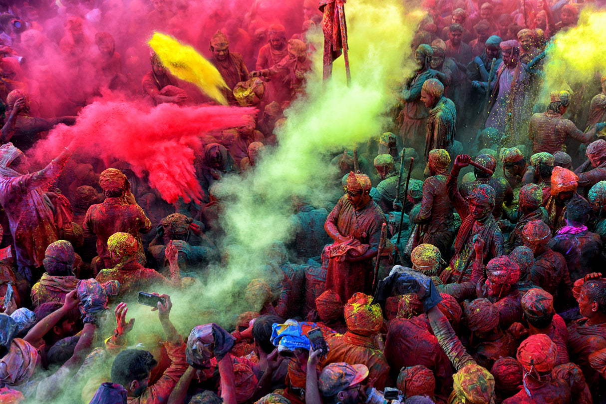 Colourful Holi Poster och Canvastavla