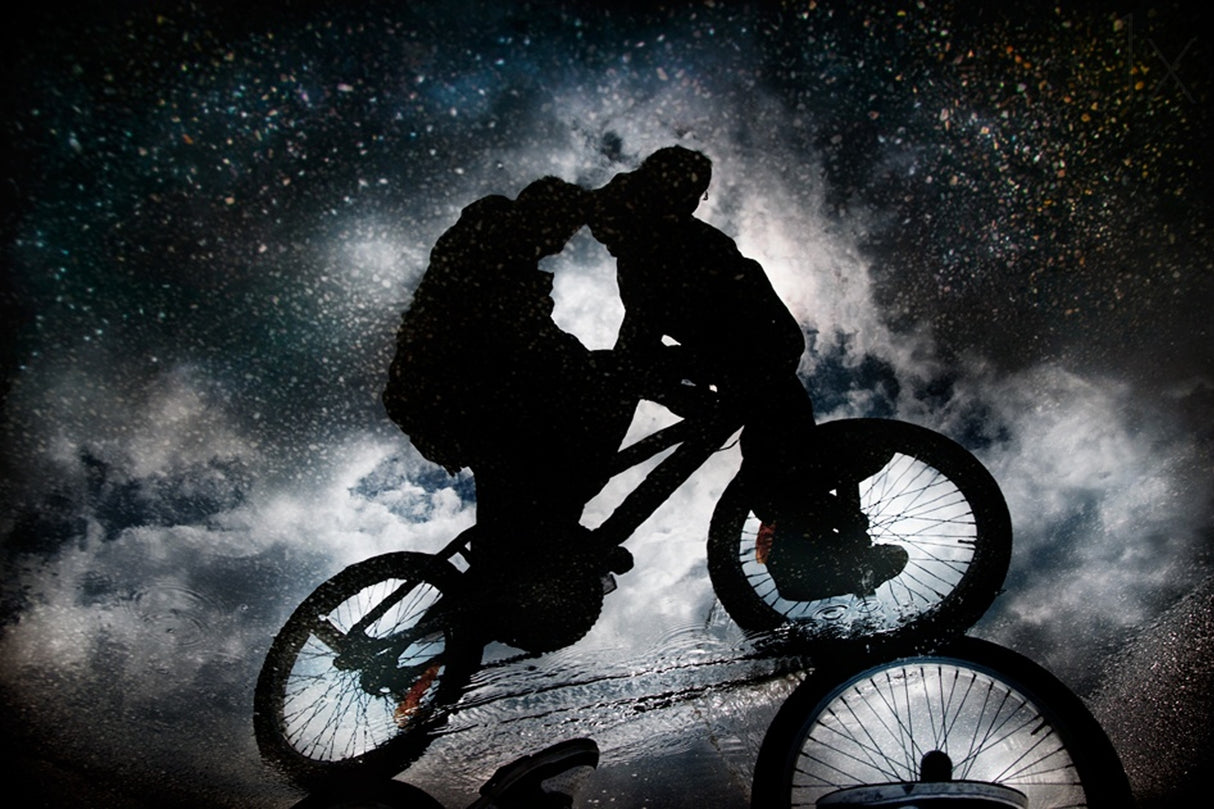 Friends under the milky way Poster och Canvastavla