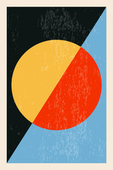 Minimal Abstract Shapes Series #18 Poster och Canvastavla